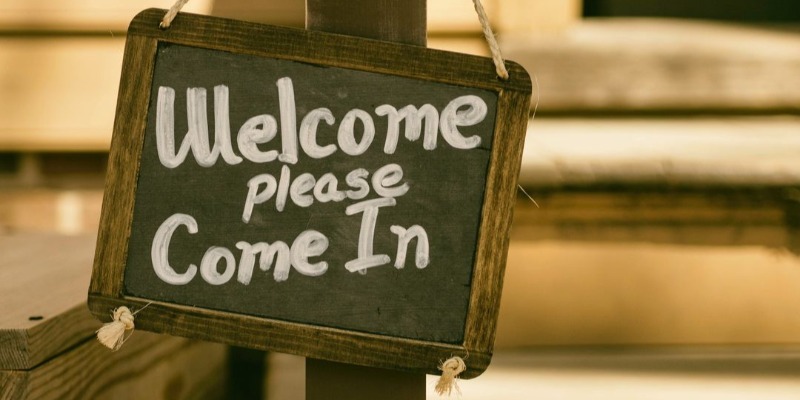 Welcome please come in