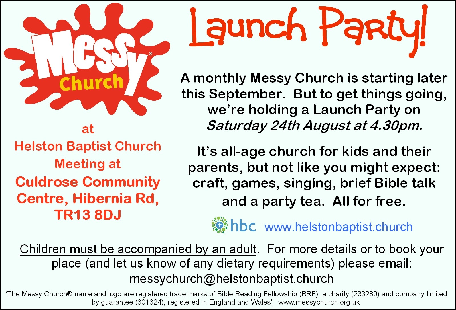 Messy Church Launch Party